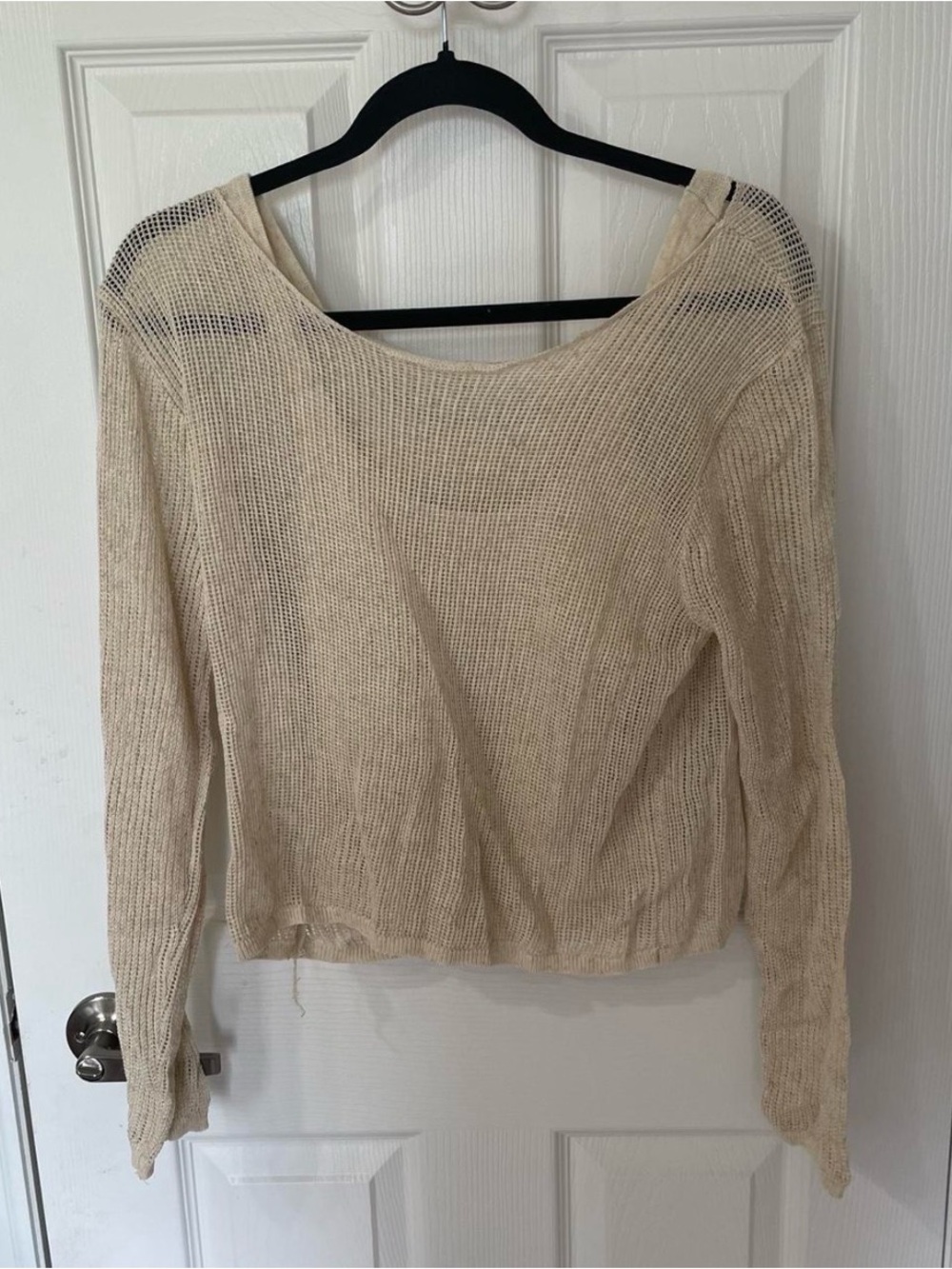 Yesstyle - Shinsei 2pc scoop tank top / long sleeve knitted shirt